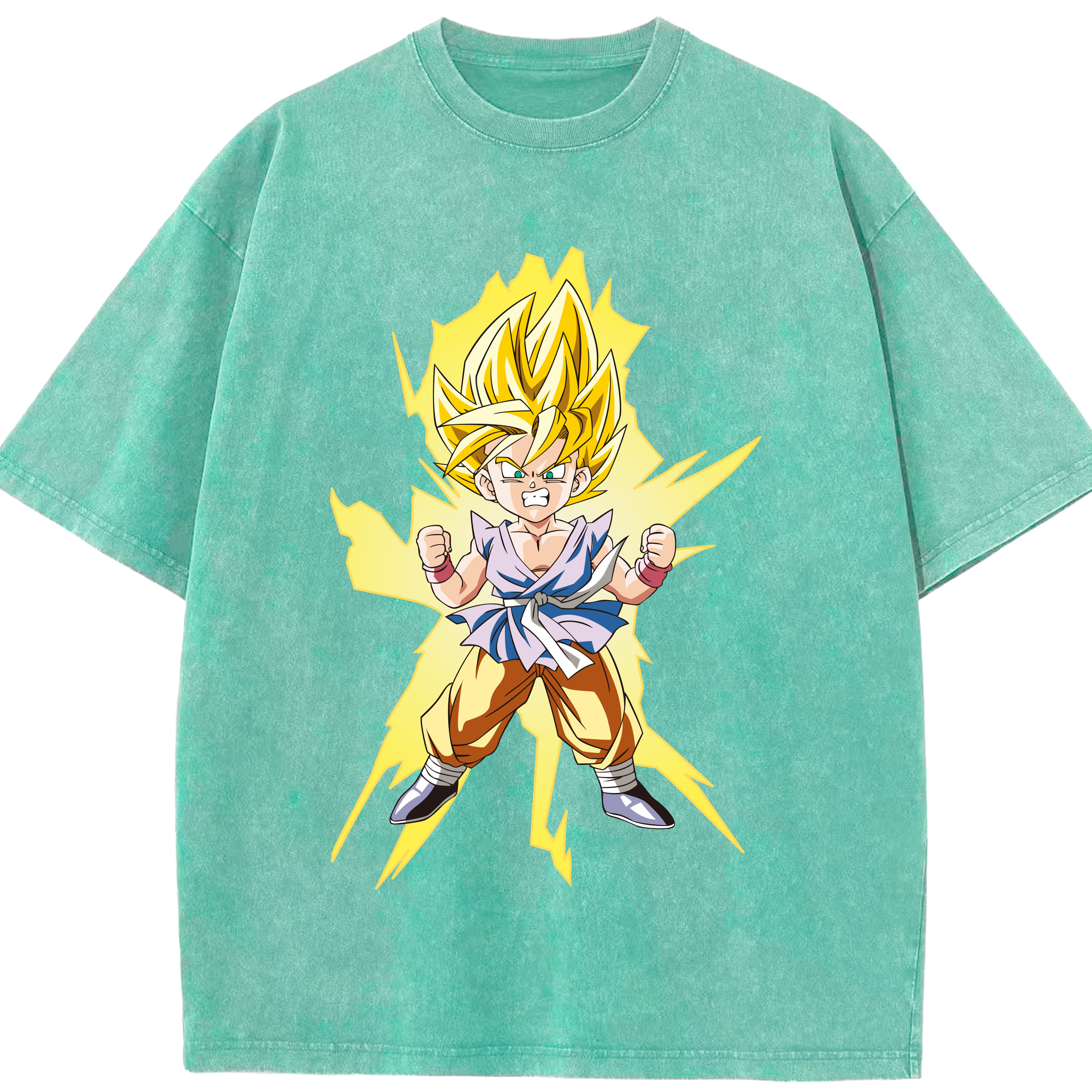 （画像用） ドラゴンボール ベジット DRAGON BALL Vegetto 綿100% ヴィンテージ風 半袖Tシャツ（フロントプリント）